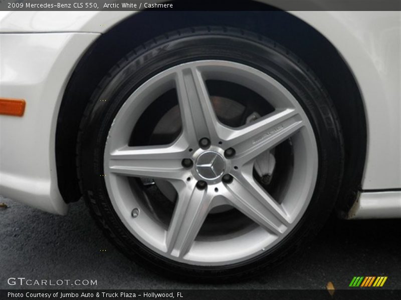 Arctic White / Cashmere 2009 Mercedes-Benz CLS 550