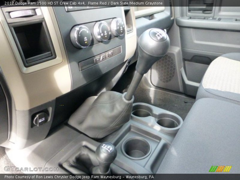 Flame Red / Dark Slate/Medium Graystone 2012 Dodge Ram 3500 HD ST Crew Cab 4x4