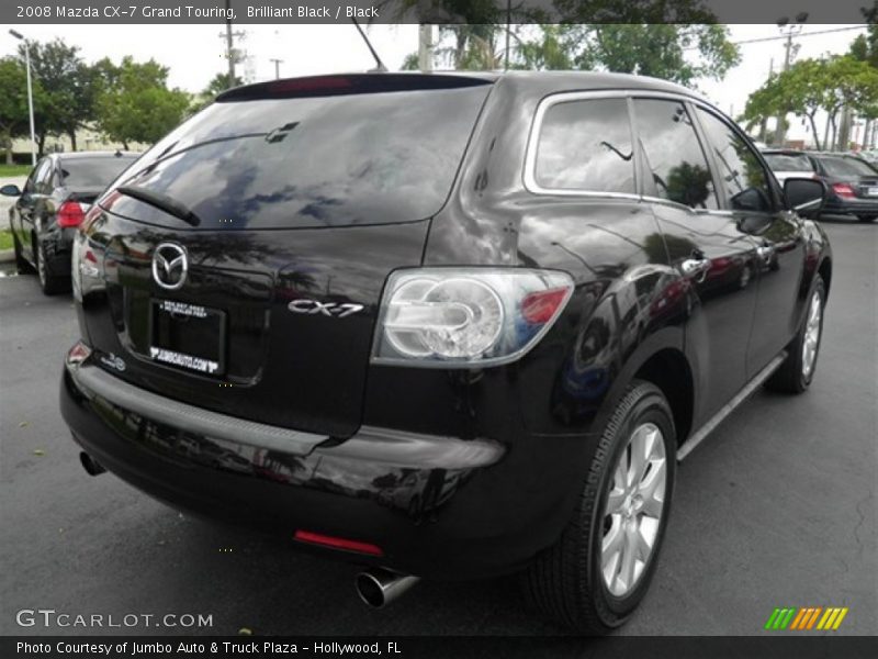 Brilliant Black / Black 2008 Mazda CX-7 Grand Touring