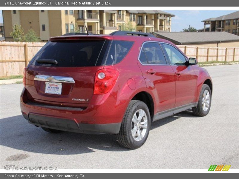 Cardinal Red Metallic / Jet Black 2011 Chevrolet Equinox LT