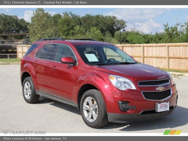 Cardinal Red Metallic / Jet Black 2011 Chevrolet Equinox LT
