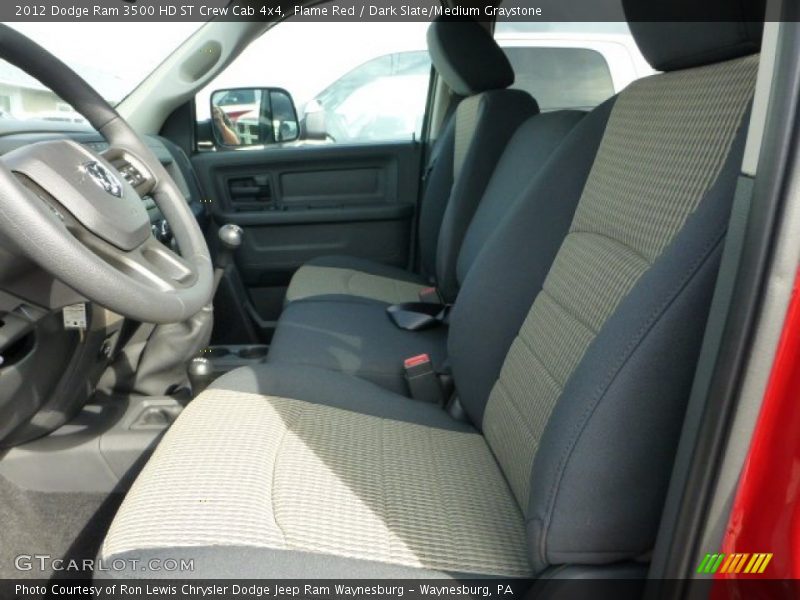 Flame Red / Dark Slate/Medium Graystone 2012 Dodge Ram 3500 HD ST Crew Cab 4x4