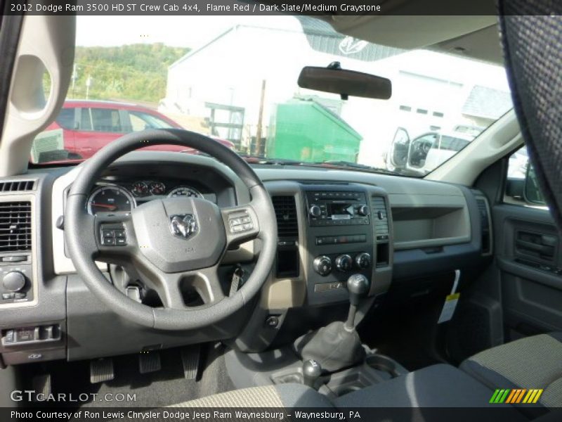 Flame Red / Dark Slate/Medium Graystone 2012 Dodge Ram 3500 HD ST Crew Cab 4x4