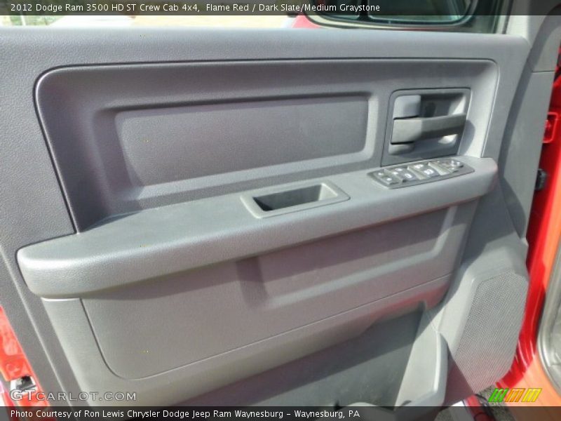 Flame Red / Dark Slate/Medium Graystone 2012 Dodge Ram 3500 HD ST Crew Cab 4x4