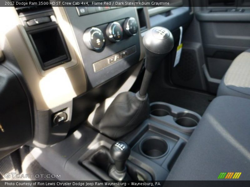 Flame Red / Dark Slate/Medium Graystone 2012 Dodge Ram 3500 HD ST Crew Cab 4x4