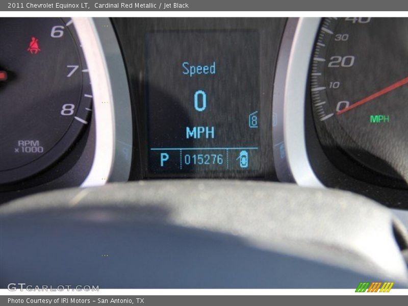 Cardinal Red Metallic / Jet Black 2011 Chevrolet Equinox LT