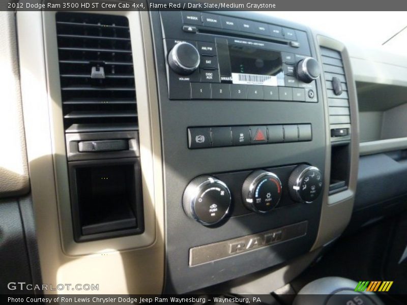 Flame Red / Dark Slate/Medium Graystone 2012 Dodge Ram 3500 HD ST Crew Cab 4x4