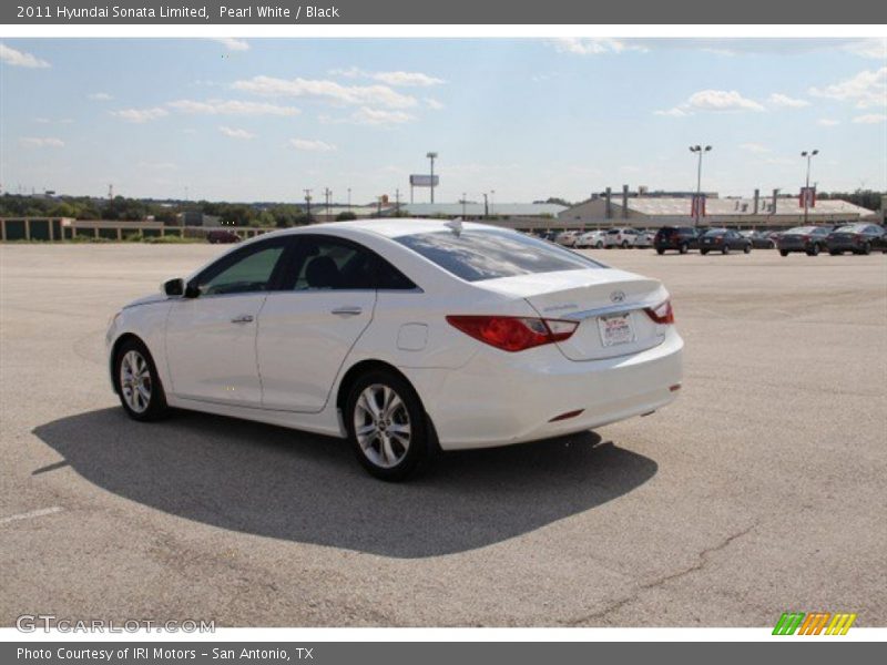 Pearl White / Black 2011 Hyundai Sonata Limited