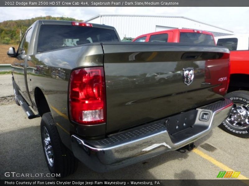 Sagebrush Pearl / Dark Slate/Medium Graystone 2012 Dodge Ram 2500 HD ST Crew Cab 4x4