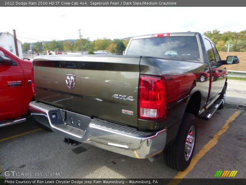 Sagebrush Pearl / Dark Slate/Medium Graystone 2012 Dodge Ram 2500 HD ST Crew Cab 4x4