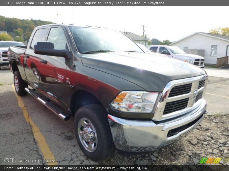 Sagebrush Pearl / Dark Slate/Medium Graystone 2012 Dodge Ram 2500 HD ST Crew Cab 4x4