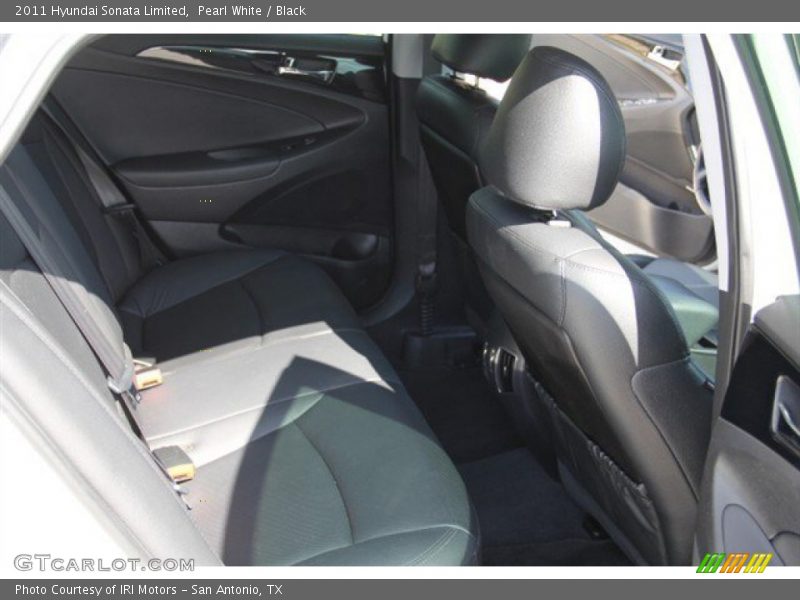 Pearl White / Black 2011 Hyundai Sonata Limited