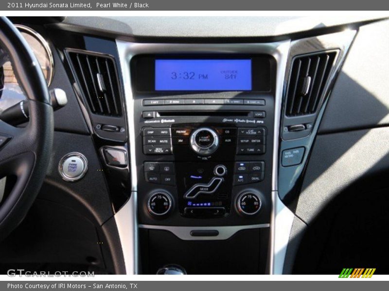 Pearl White / Black 2011 Hyundai Sonata Limited
