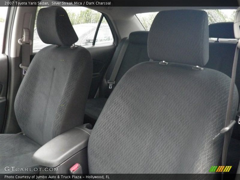 Silver Streak Mica / Dark Charcoal 2007 Toyota Yaris Sedan
