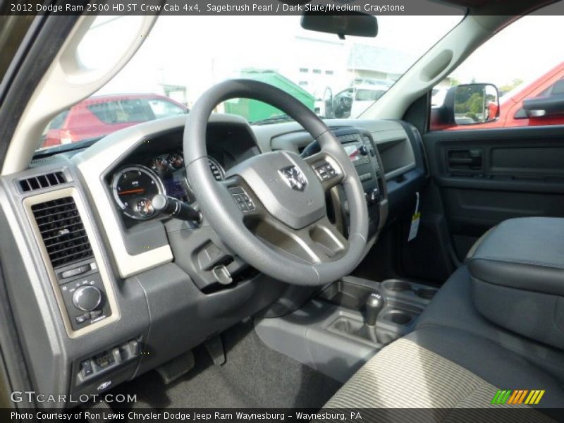 Sagebrush Pearl / Dark Slate/Medium Graystone 2012 Dodge Ram 2500 HD ST Crew Cab 4x4