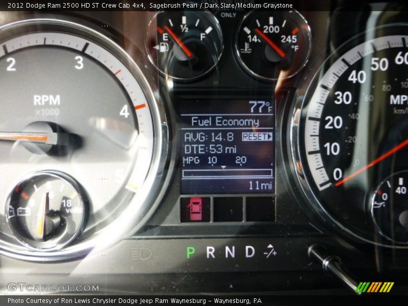 Sagebrush Pearl / Dark Slate/Medium Graystone 2012 Dodge Ram 2500 HD ST Crew Cab 4x4