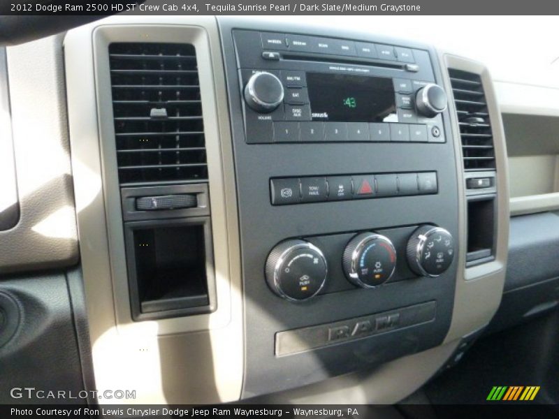 Tequila Sunrise Pearl / Dark Slate/Medium Graystone 2012 Dodge Ram 2500 HD ST Crew Cab 4x4