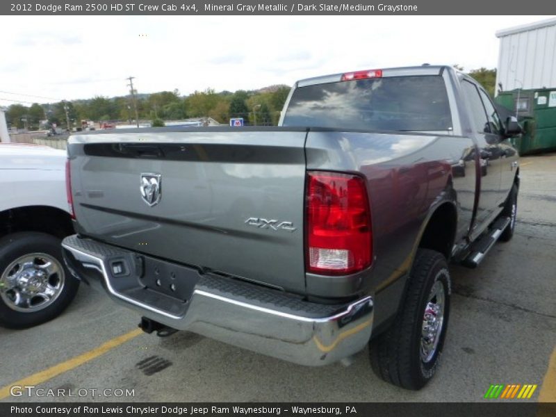 Mineral Gray Metallic / Dark Slate/Medium Graystone 2012 Dodge Ram 2500 HD ST Crew Cab 4x4