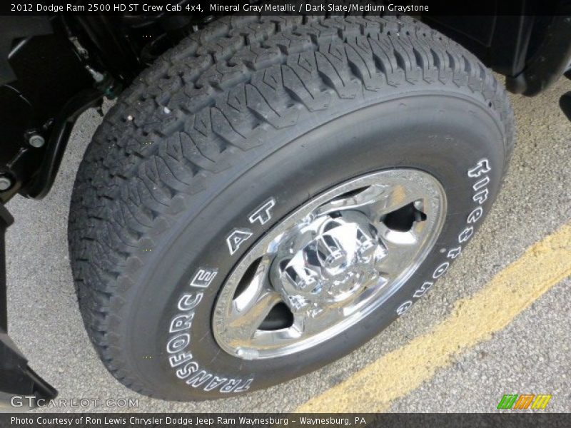 Mineral Gray Metallic / Dark Slate/Medium Graystone 2012 Dodge Ram 2500 HD ST Crew Cab 4x4