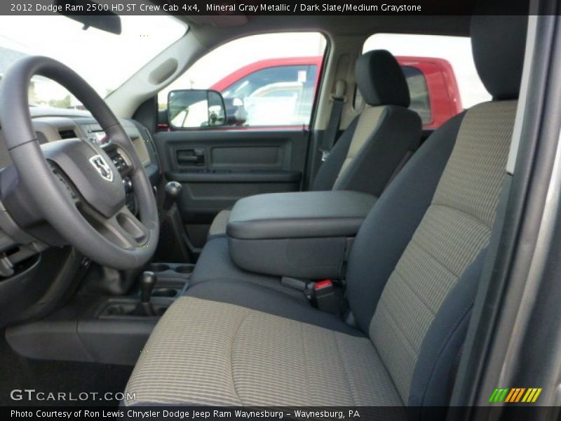 Mineral Gray Metallic / Dark Slate/Medium Graystone 2012 Dodge Ram 2500 HD ST Crew Cab 4x4
