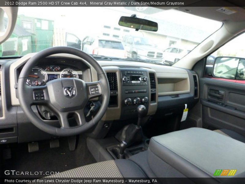 Dashboard of 2012 Ram 2500 HD ST Crew Cab 4x4