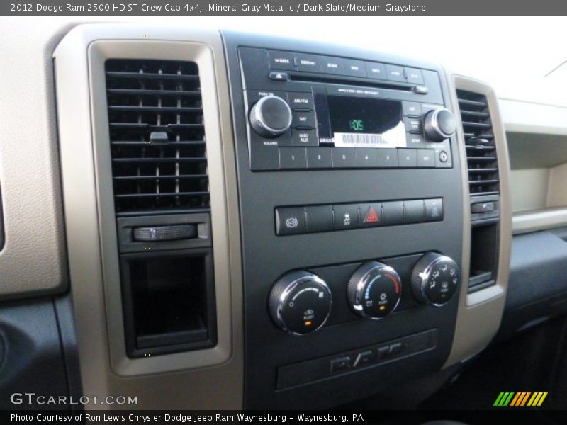 Mineral Gray Metallic / Dark Slate/Medium Graystone 2012 Dodge Ram 2500 HD ST Crew Cab 4x4