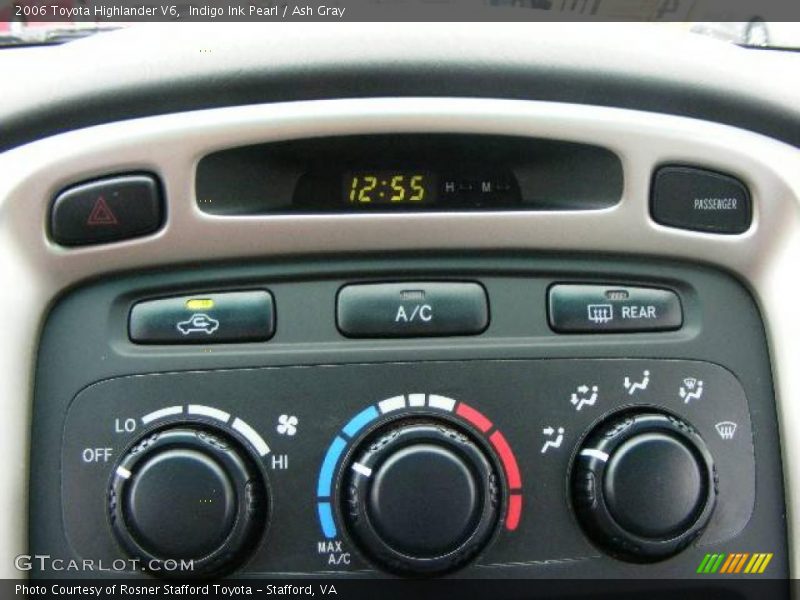 Indigo Ink Pearl / Ash Gray 2006 Toyota Highlander V6