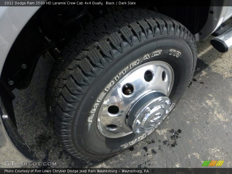 Black / Dark Slate 2012 Dodge Ram 3500 HD Laramie Crew Cab 4x4 Dually