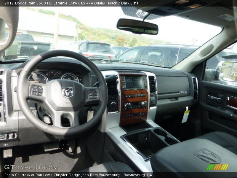 Dashboard of 2012 Ram 3500 HD Laramie Crew Cab 4x4 Dually