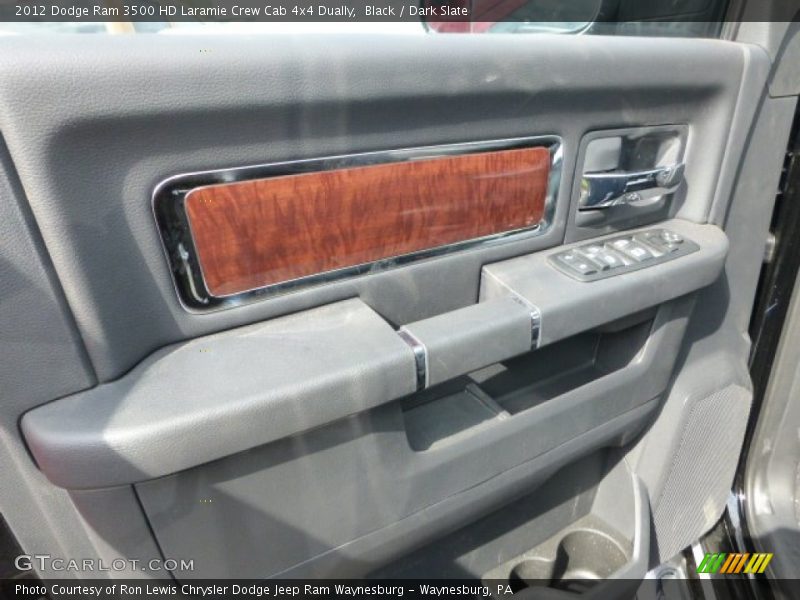 Black / Dark Slate 2012 Dodge Ram 3500 HD Laramie Crew Cab 4x4 Dually