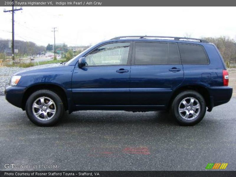 Indigo Ink Pearl / Ash Gray 2006 Toyota Highlander V6