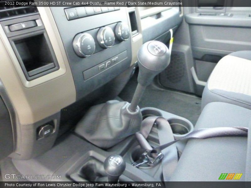 Flame Red / Dark Slate/Medium Graystone 2012 Dodge Ram 3500 HD ST Crew Cab 4x4 Dually