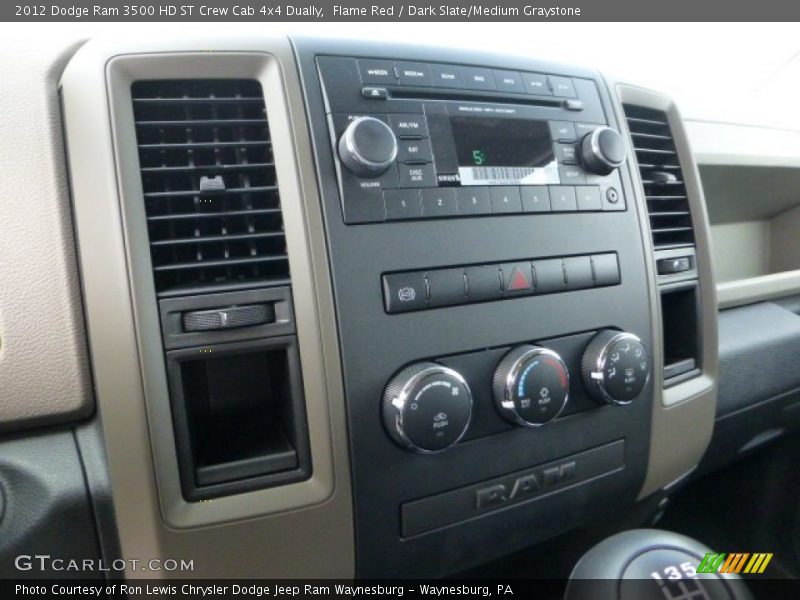 Flame Red / Dark Slate/Medium Graystone 2012 Dodge Ram 3500 HD ST Crew Cab 4x4 Dually