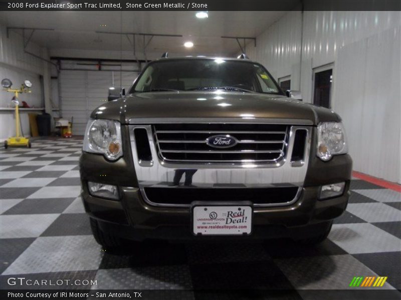 Stone Green Metallic / Stone 2008 Ford Explorer Sport Trac Limited