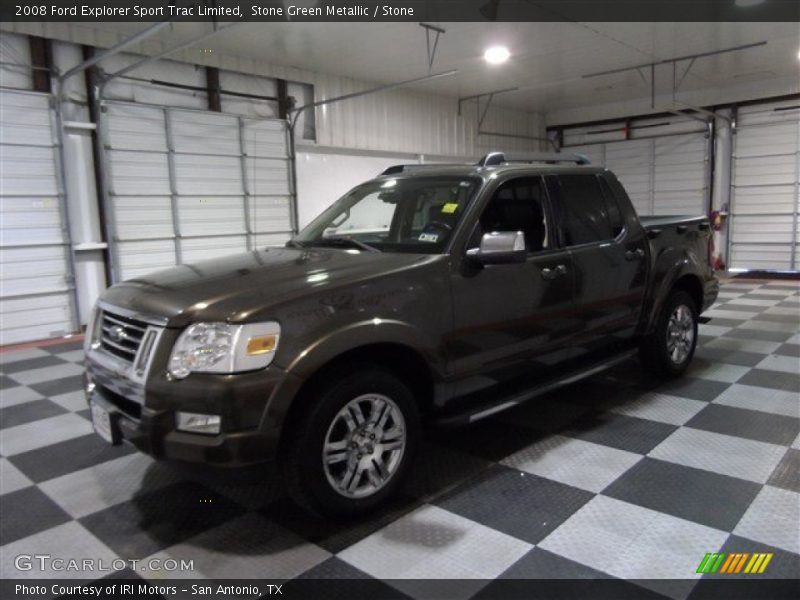 Stone Green Metallic / Stone 2008 Ford Explorer Sport Trac Limited