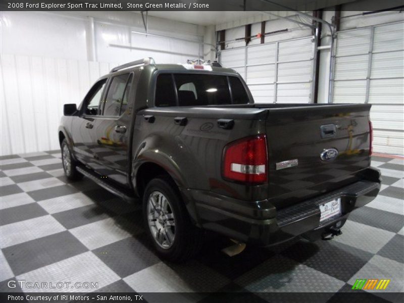 Stone Green Metallic / Stone 2008 Ford Explorer Sport Trac Limited