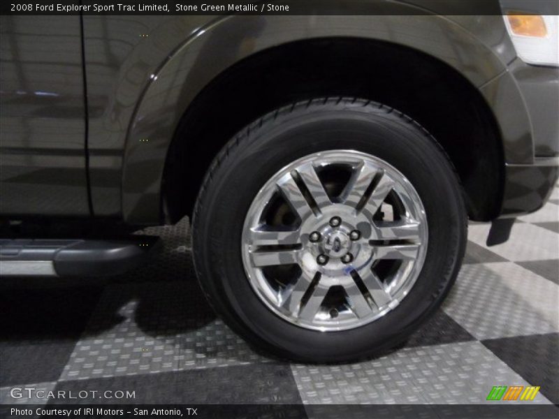 Stone Green Metallic / Stone 2008 Ford Explorer Sport Trac Limited