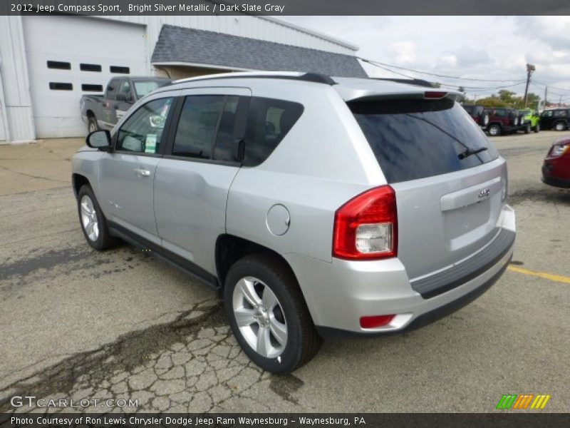 Bright Silver Metallic / Dark Slate Gray 2012 Jeep Compass Sport