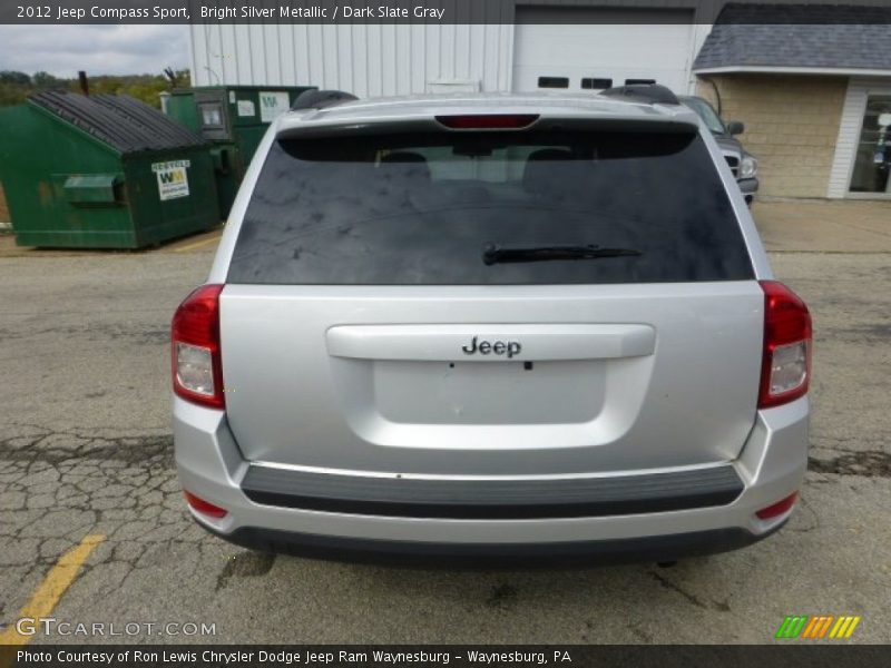 Bright Silver Metallic / Dark Slate Gray 2012 Jeep Compass Sport