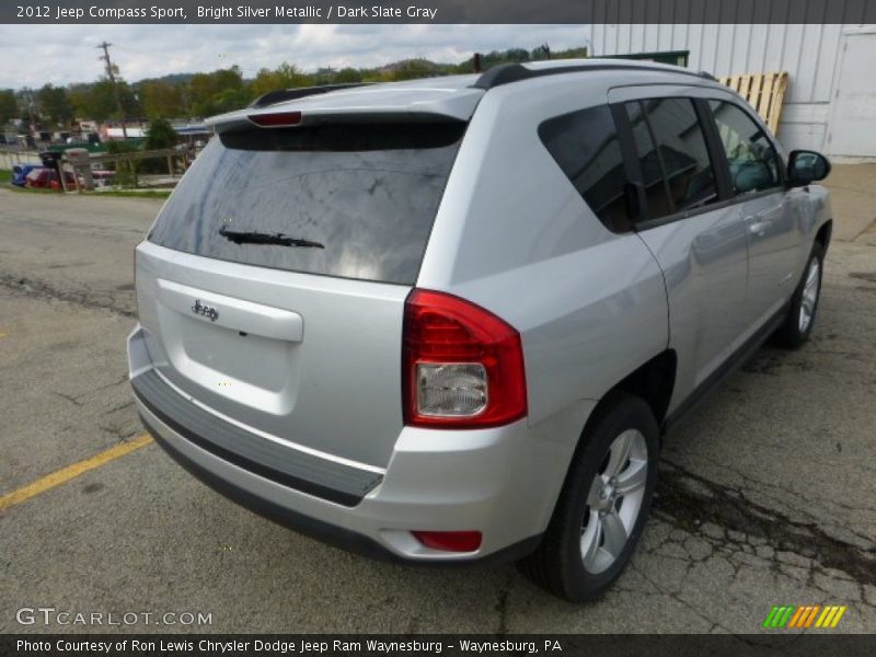 Bright Silver Metallic / Dark Slate Gray 2012 Jeep Compass Sport