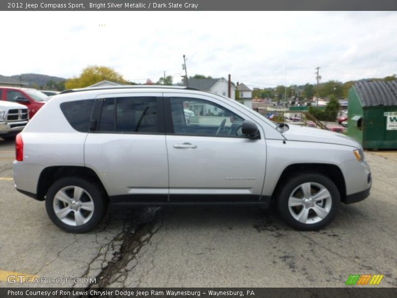 Bright Silver Metallic / Dark Slate Gray 2012 Jeep Compass Sport