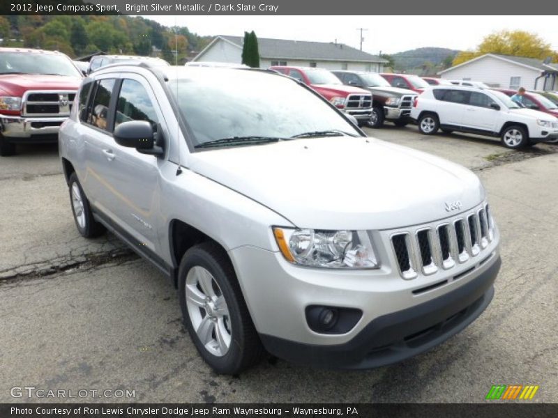 Bright Silver Metallic / Dark Slate Gray 2012 Jeep Compass Sport