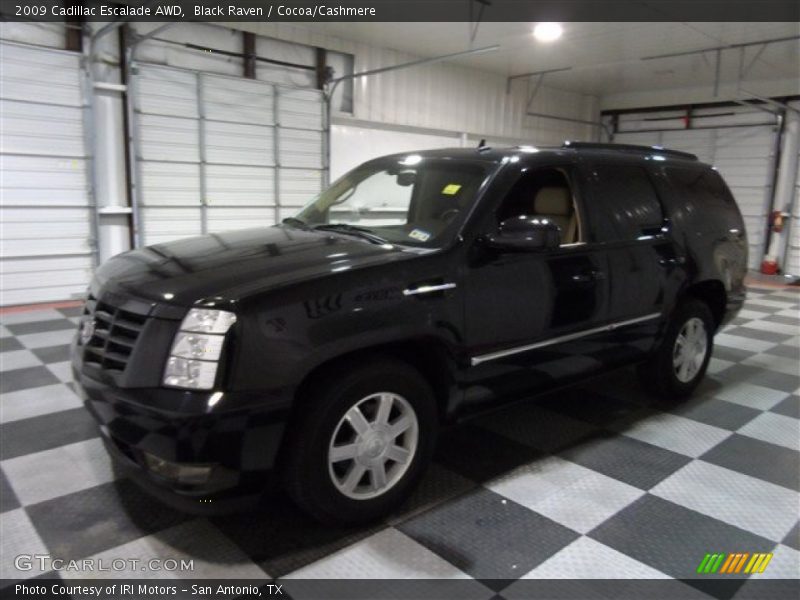 Black Raven / Cocoa/Cashmere 2009 Cadillac Escalade AWD