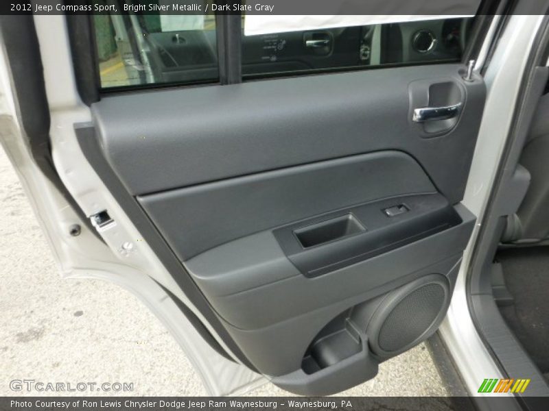 Bright Silver Metallic / Dark Slate Gray 2012 Jeep Compass Sport