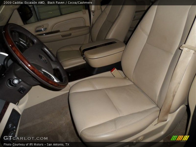 Black Raven / Cocoa/Cashmere 2009 Cadillac Escalade AWD