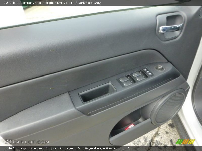 Bright Silver Metallic / Dark Slate Gray 2012 Jeep Compass Sport
