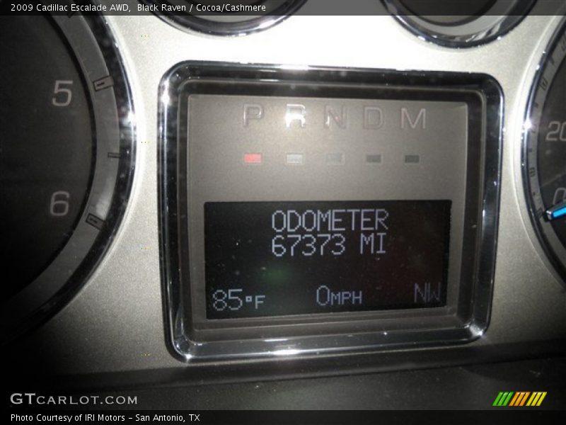Black Raven / Cocoa/Cashmere 2009 Cadillac Escalade AWD