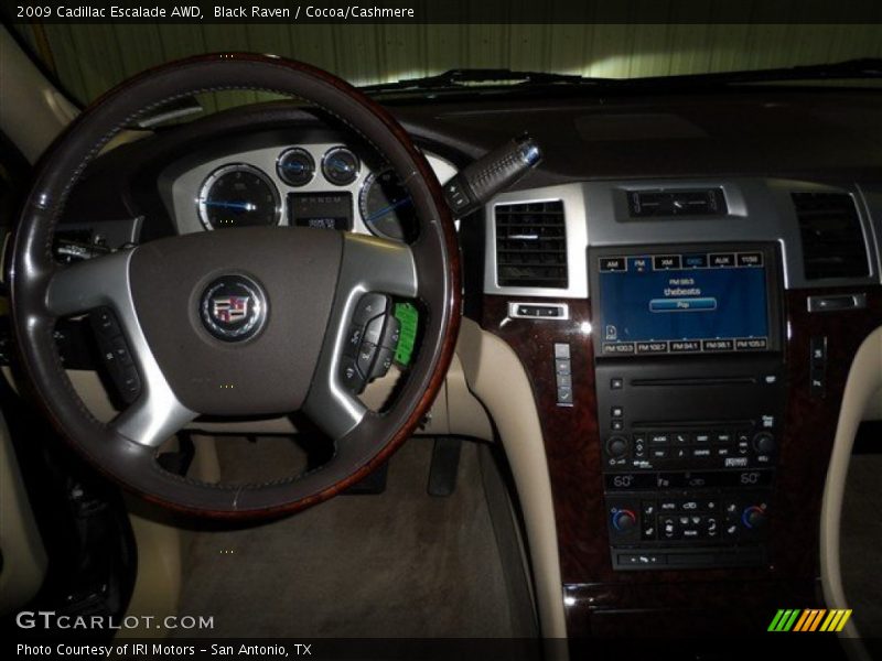 Black Raven / Cocoa/Cashmere 2009 Cadillac Escalade AWD