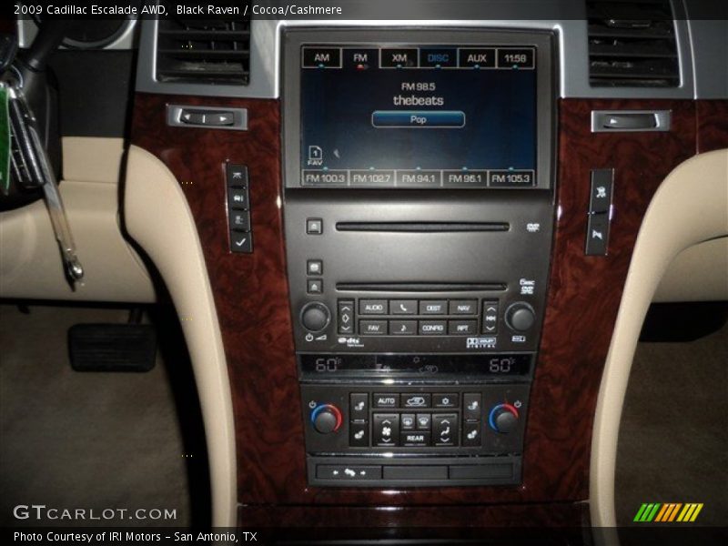 Black Raven / Cocoa/Cashmere 2009 Cadillac Escalade AWD