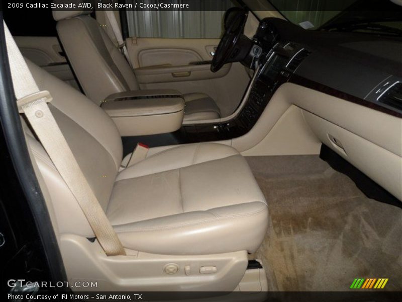 Black Raven / Cocoa/Cashmere 2009 Cadillac Escalade AWD